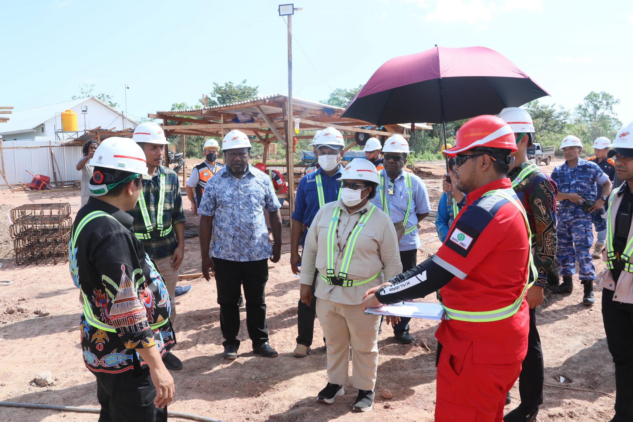 Vice Minister of Home Affairs Ribka Haluk reviewed the progress of the development of the Central Government Core Area (KIPP) of South Papua Province in Merauke
