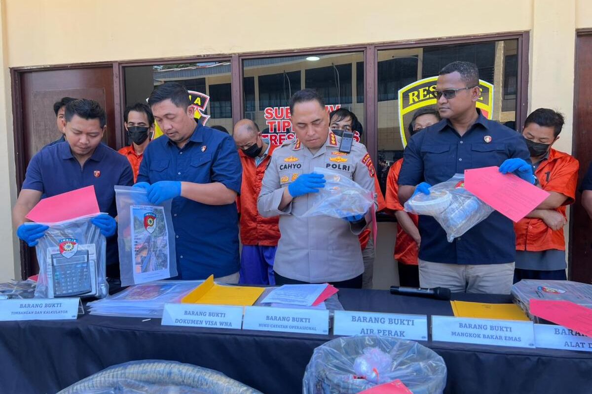 Police Arrest Four Chinese Nationals in Papua for Illegal Mining in Senggi